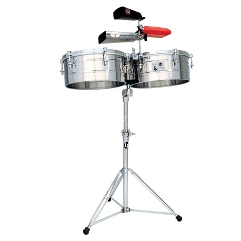 latin percussion timbales tito puente lp    stainless
