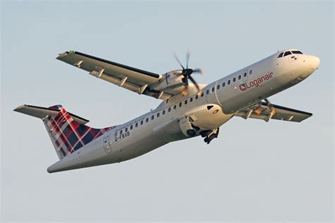 G FBXB 2 ATR 72 212A 600 Loganair MAN 10OCT21 First Flown Flickr