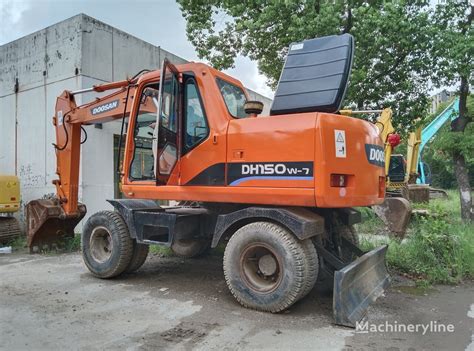 Doosan Dh150w 7 Wheel Excavator For Sale China Shanghai Ar30491