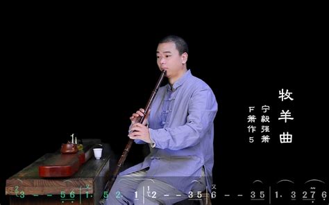 箫 牧羊曲 F箫作5 洞箫与茶 宁毅强 洞箫与茶 宁毅强 哔哩哔哩视频