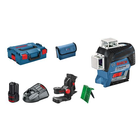 Toolstop Bosch GLL 3 80 CG 12V Professional Green Line Laser 1 X 2 0Ah