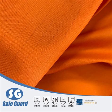 High Quality Cvc Cotton Poly Fire Resistant Fabric For Workwear