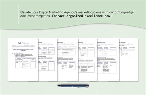 Digital Marketing Agency Escalation Process Flowchart Template in Word ...