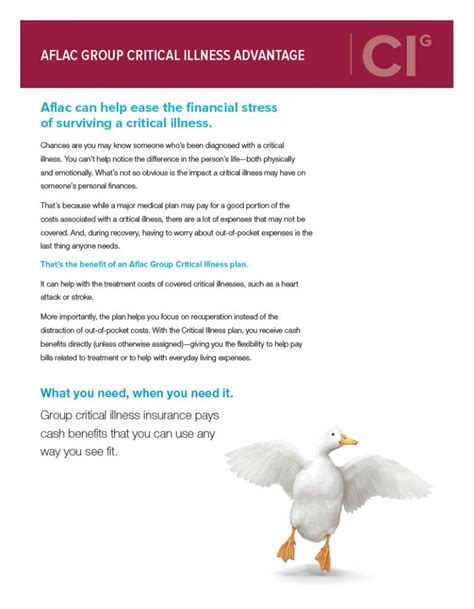 Aflac Critical Illness Brochure Cwa