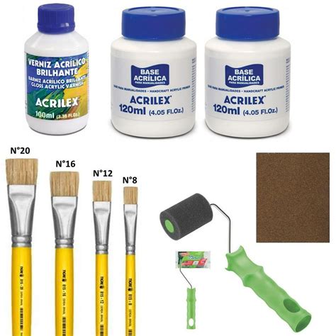 Kit Para Artesanato Em Madeira E Mdf Pinc Is Chato Tigre Rolo