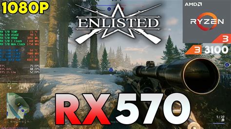 Enlisted Ryzen Rx Gb Gb Ram All Settings Game