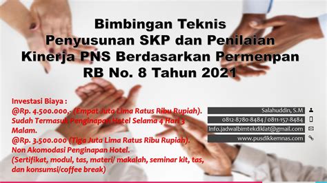 Bimtek Penyusunan Skp Dan Penilaian Kinerja Pns Berdasarkan Permenpan