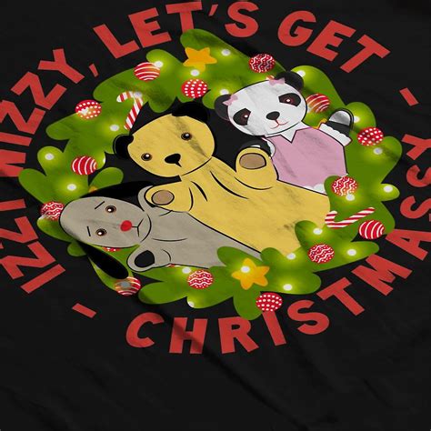 Sooty Christmas Illuminated Wreath Izzy Wizzy Lets Get Chrismassy Women S Vest Fruugo Uk