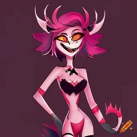 Hazbin Hotel Female Demon Character Concept On Craiyon