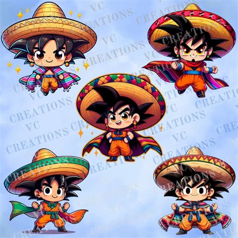 Goku Mexi Pngs - Etsy