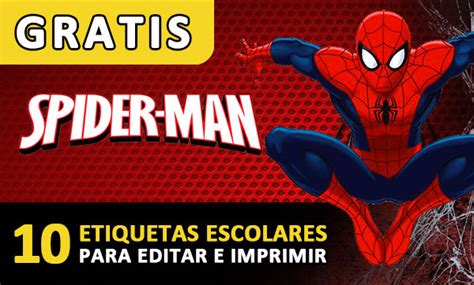 Top 93 Imagen Etiquetas Para Cuaderno De Spiderman Abzlocal Mx