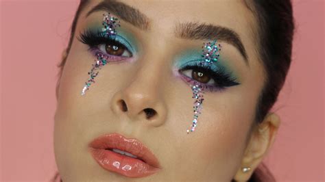 Festival Glitter Makeup Tutorial Sara Emiliani Youtube