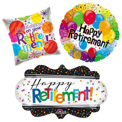 Retirement Balloons – Bargain Balloons USA