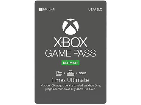 Tarjeta Xbox Game Pass Ultimate 1 Mes Formato Físico