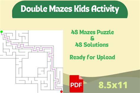 Corridor Mazes For Kids Activity Ages 4 Graphic By Prottayon · Creative