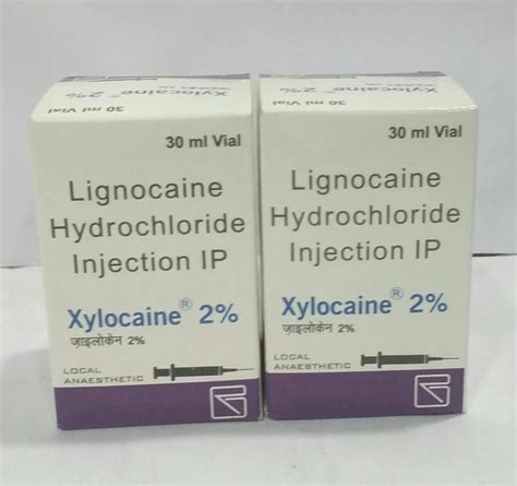 Xylocaine Lignocaine Hydrochloride Injection 30ml At Rs 30 Vial In