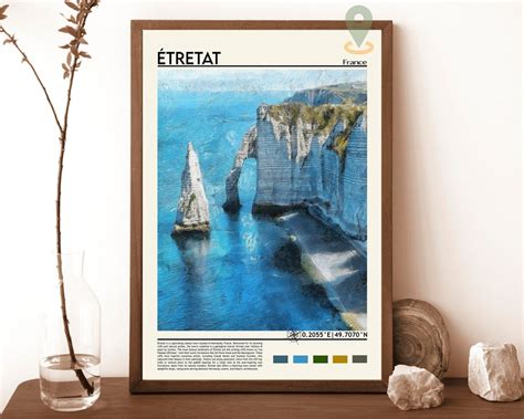 Etretat Print, Etretat Poster, Etretat Wall Art, Etretat Travel Print ...