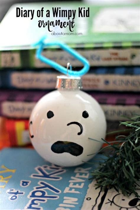 Diary of a Wimpy Kid Ornament, Personalize the tree for your young reader