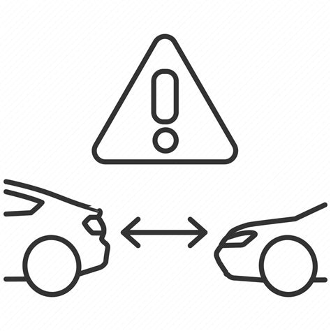 Car Distance Safe Road Icon Download On Iconfinder