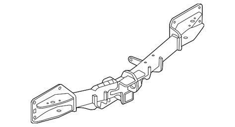 2014 2019 Range Rover Sport Factory Trailer Hitch Assembly