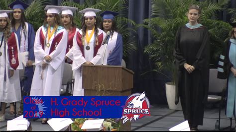 H Grady Spruce High School 2019 Graduation Dallas Isd Youtube