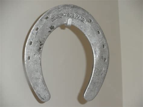 Aluminum Horseshoe One Of The First From 1900 Displayed At Heinz