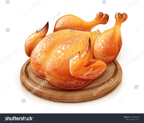 14,141 Grilled Chicken On Plate Stock Vectors, Images & Vector Art ...