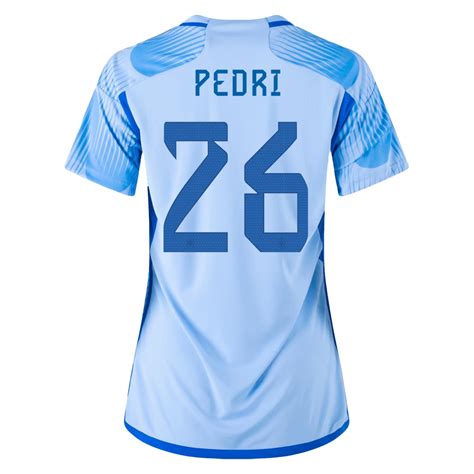 PEDRI 26 Spain Away Jersey World Cup 2022 Women Gogoalshop