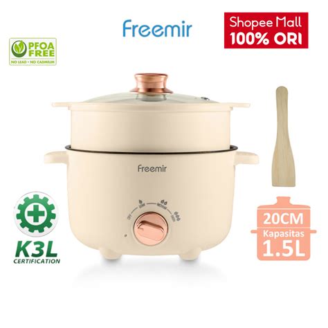 Jual OFFICIAL MALL Freemir Panci Elektrik 20 CM Panci Masak Listrik