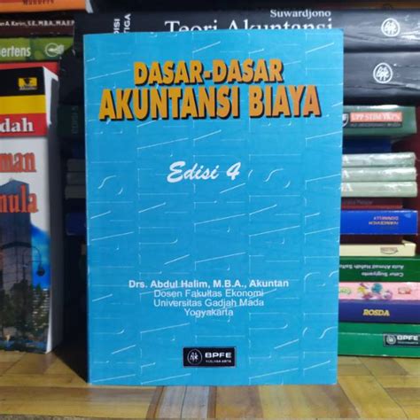 Jual Dasar Dasar Akuntansi Biaya Edisi Abdul Halim Shopee Indonesia