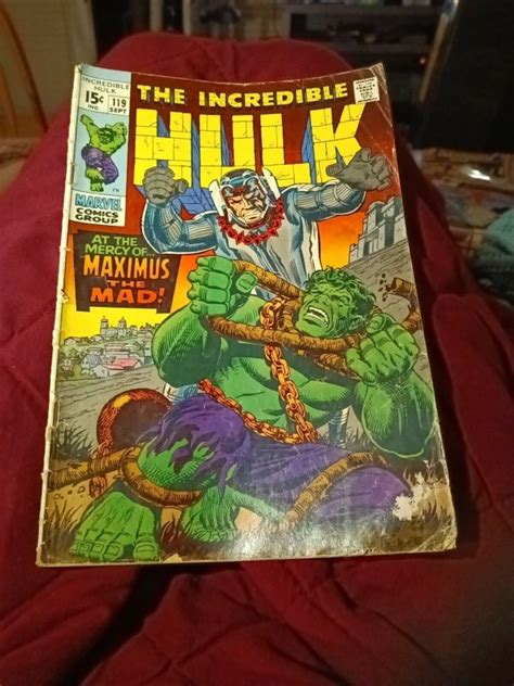 Incredible Hulk 119 Maximus Mad Herb Trimpe Stan Lee Inhumans Marvel