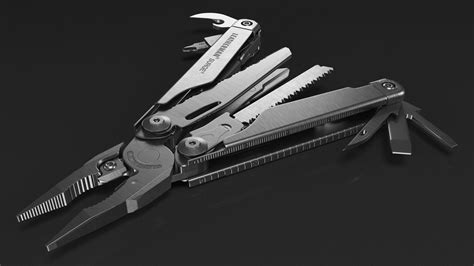 Multiherramienta Leatherman Surge Negra Abierta Modelo D Ds