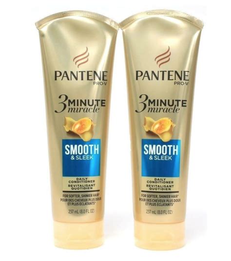 2 Pack Pantene Pro V 3 Minute Miracle Smooth And Sleek Daily Conditioner 80 Oz Ebay