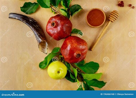 New Year Rosh Hashanah Yom Kippur Concept Stock Photo Image Of