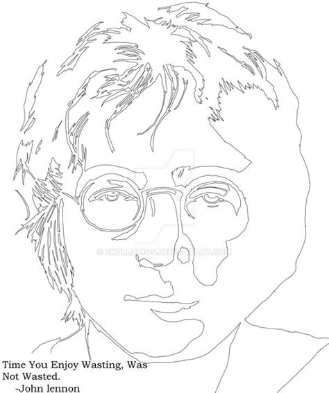 John Lennon Stencils Wip By Skulldinos On Deviantart