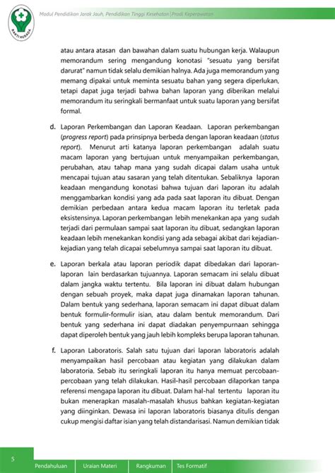 Teknik Pembuatan Laporan Pdf