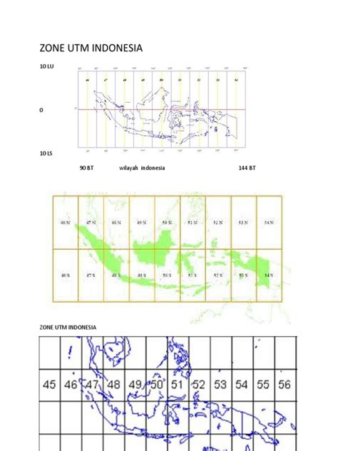 Zone Utm Indonesia | PDF