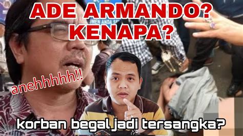 Ade Armando Dihajar Massa Pada Saat Demo Ini Penyebabnya Youtube