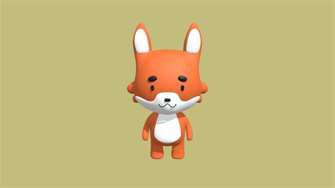 Fox 3d Model By Hf Aart [7f80805] Sketchfab