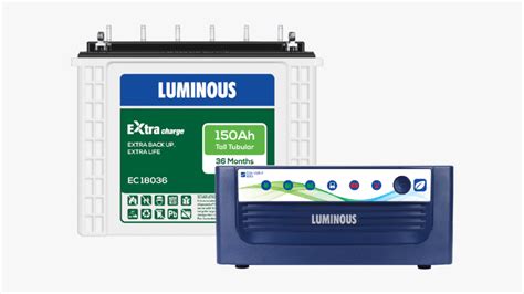 Luminous Inverter And Battery, HD Png Download - kindpng