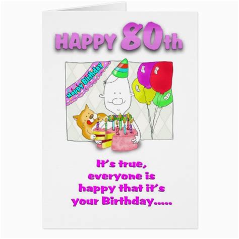 Funny 80th Birthday Cards Funny 80th Birthday Cake Ideas 116299 Funny Birthday Card | BirthdayBuzz