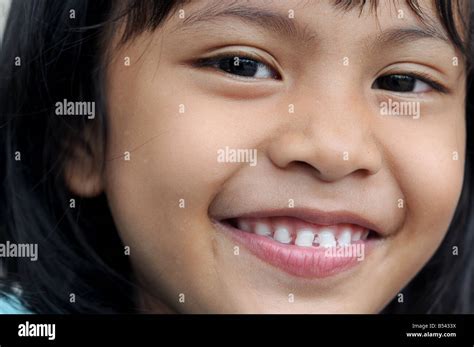 Girl In Belakang Padang Riau Islands Indonesia Stock Photo Alamy