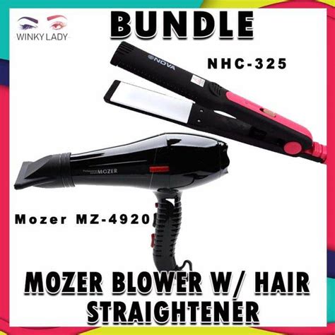 BUNDLE Mozer MZ 4920 Super Professional Hair Dryer And Blower 3000W