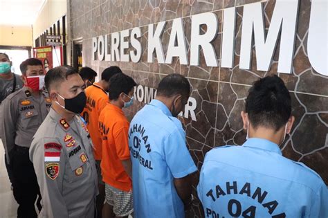 Polres Karimun Konferensi Pers Ungkap Kasus Curanmor Lihat Kepri