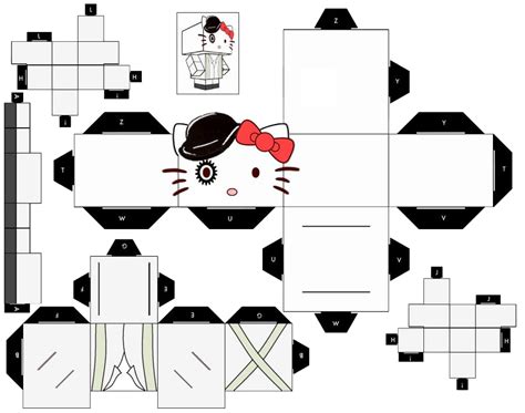 Схема хелло китти из бумаги - Фото подборки