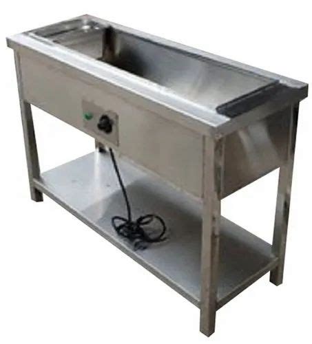 Silver Lpg Stainless Steel Bain Marie For Restaurant V At Rs