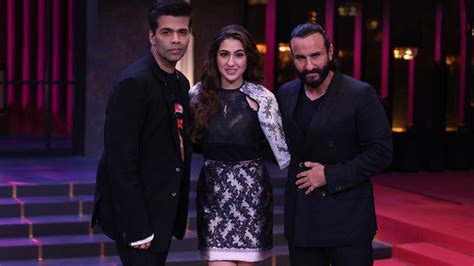 Koffee With Karan Sara Khan To Make Her Debut On The Show With Dad