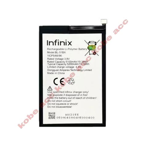 Jual Baterai Batere Infinix Hot 11 Hot 10 Note 8 BL 51BX Shopee Indonesia