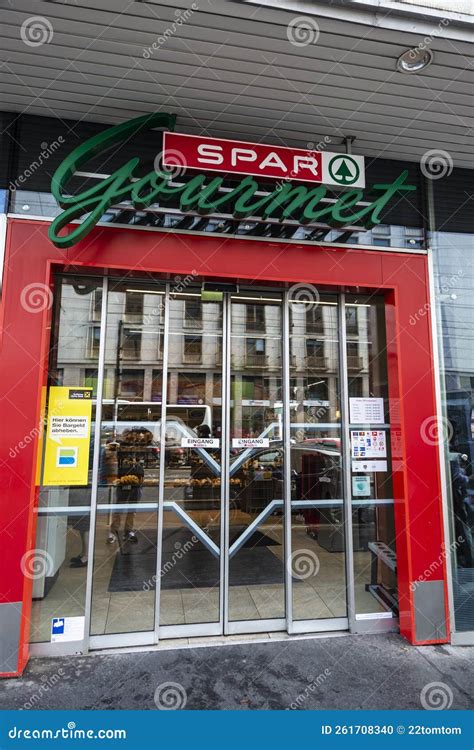 Spar Gourmet Supermarket In Vienna Austria Editorial Image Image Of