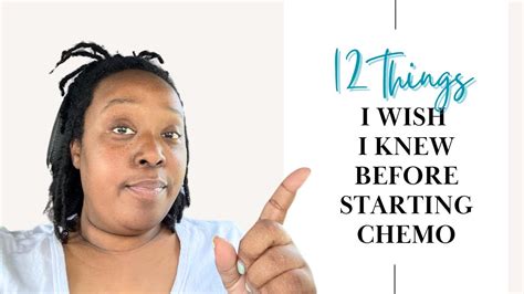 12 THINGS I WISH I KNEW Before Starting CHEMO Cancer Journey